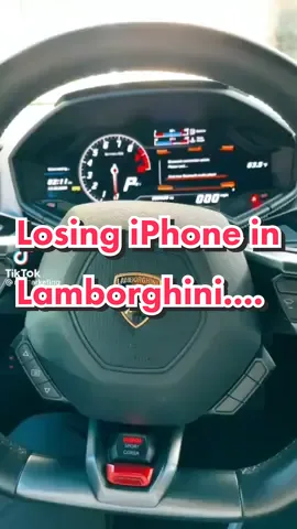 Losing iPhone in Lamborghini. Hard Times! #lambo #lamborghini #StemDrop001 #lawntok 