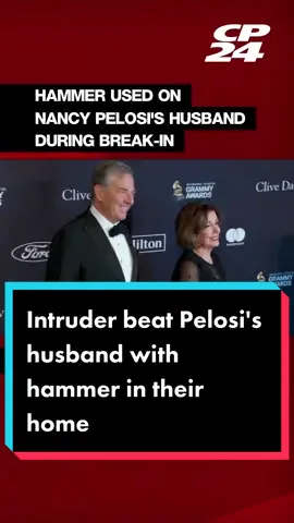Police were called to the home to check on Paul Pelosi at about 2:30 a.m. when they discovered the 82-year-old and the suspect, 42-year-old David Depape, both grabbing onto the hammer, said Police Chief William Scott. The intruder yanked it from Pelosi and began beating him before being subdued and arrested by officers. For more, tap the link in bio. 
