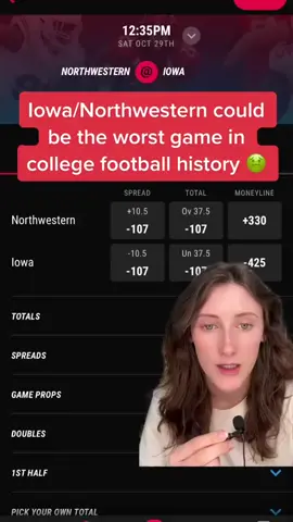 The scariest thing this Halloween is Northwestern vs. Iowa @lucysportsjokes 