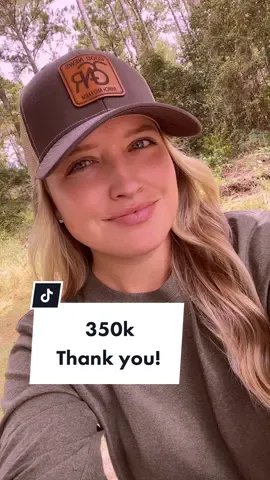 350K followers 🥳  Thank y’all so much! #goodnewsranch #thankyou #alabama 