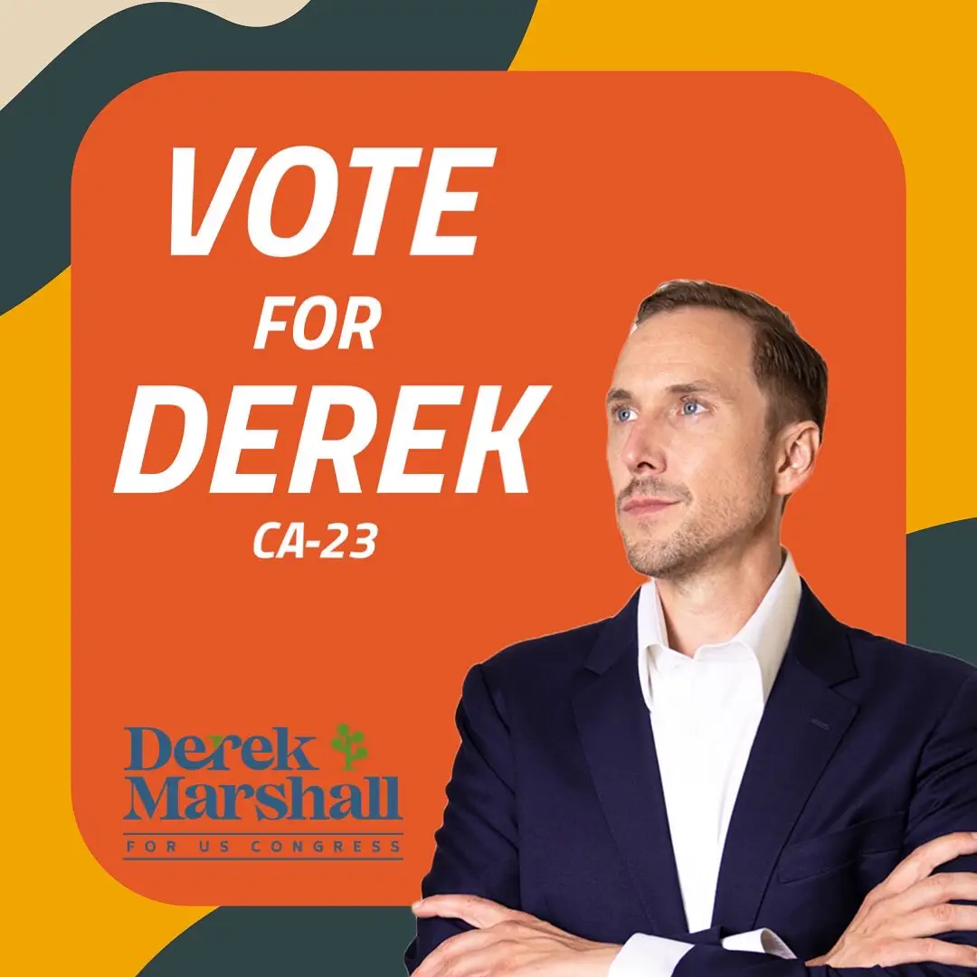 If you live in California District 23, please vote for @Derek Marshall for Congress 🙌🏻 #midterms #midterms2022 #congress #vote #ballot #election #ca23 #district23 #medicareforall #lgbtq #studentloanforgiveness #california 