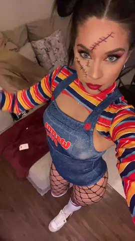 👻 Wanna Play? #fyp #foryou #halloween #halloweenmakeup #chucky #childsplay #latina #latinatiktok #parati #foryoupage #fypシ #halloweencostume 