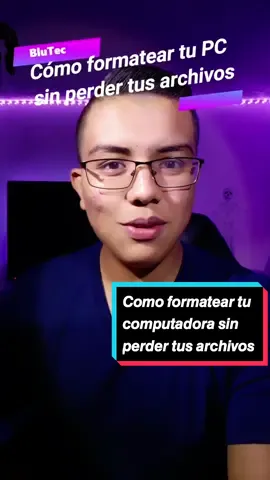 Respuesta a @conra10 𝘾𝙤𝙢𝙤 𝙛𝙤𝙧𝙢𝙖𝙩𝙚𝙖𝙧 𝙩𝙪 𝙘𝙤𝙢𝙥𝙪𝙩𝙖𝙙𝙤𝙧𝙖 𝙨𝙞𝙣 𝙥𝙚𝙧𝙙𝙚𝙧 𝙩𝙪𝙨 𝙖𝙧𝙘𝙝𝙞𝙫𝙤𝙨 📂 Si tu computadora es lenta ve al link de mi Instagram, ahí te tengo la solución perfecta 💻 🟣 #pc #computadora #pcgamer #formatearpc #formatearwindows #formatearpcsinborrararchivos 