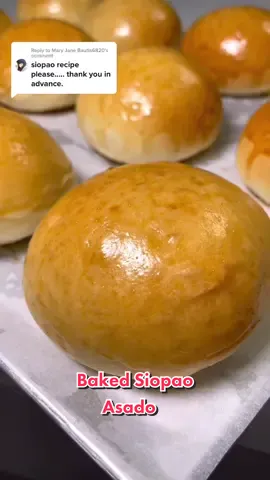 Replying to @Mary Jane Bautis6820 Siopao pero baked😊Chicken asado, masarap kahit walang sauce😋#siopao #meatbuns #Recipe #baking #tutorial #foodtiktok #pinoy #favorite 