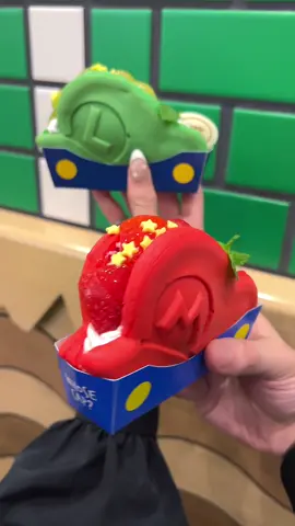 ユニバにあるマリオカフェのパンケーキサンド！整理券なしで入れるしこのボリュームで700円はコスパも悪くない🍓 #ユニバ #USJ #大阪グルメ