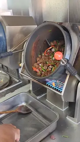 灶为易炒菜机，代替人工翻炒，餐饮店炒菜炒粉炒饭好帮手#自动炒菜机 #自动炒粉机 #炒菜机器人 #美国炒饭机 #出口炒菜机 