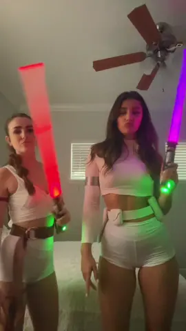 Wrong color light sabers 😫😫#guesswhoweare