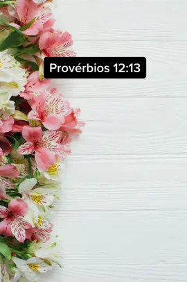 Provérbios 12:13. 🙏 #versículo #versiculo #versículododia #evangélicos #cristo #fy #deus_no_controle #mensagem #jesus #hernandesdiaslopes #palavradedeus #igrejasevangélicas #igrejasevangélicas #cristao #cristão #cristãosnotiktok #fyp #evangélica #católicos #paulojunior #augustusnicodemus #josemarbessa #oracao #oração #mensagens #amor #bíblia #bibliasagrada #batista #paz #assembleiadedeus #metodista #orai  #presbiteriana #igrejabatistadalagoinha #igrejauniversal #senhor #deuséfiel #deusnocomando #jesuscristo #maranata
