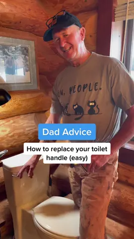 What other life essentials do you think everyone should know? Love, Dad #HowToReplaceToiletHandle #fixtoilet 