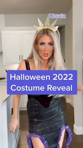 For once, I enjoyed being a villain! Usually Quinlan has me as some sort of pretty sweet princess! She was Ariel 🧜🏼‍♀️ #Halloween2022 #ursulacostume #ursulamakeup #halloweencostume #costumereveal 