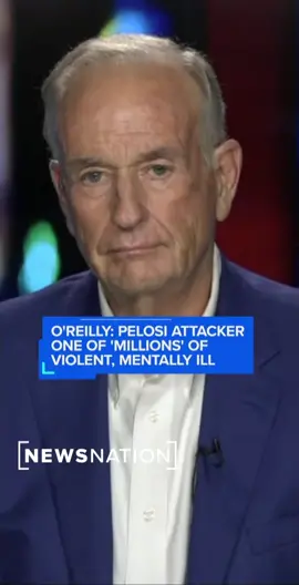 Bill O’Reilly told @christophercuomo that the attack on Nancy Pelosi’s husband was not unique, claiming that there are “millions” of violent, mentally ill people walking around free in America. #nancypelosi #paulpelosi #attack #billoreilly #cuomo 