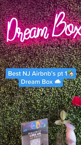 Dream Box is a cozy, modern studio, perfect for a quick staycation, or short stay right outside NYC, 10/10 #airbnb #dreambox #njairbnb #newjersey