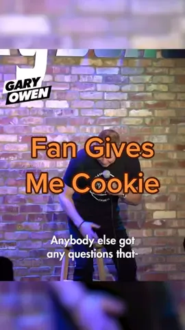 I got a cookie with my face on it  #garyowencomedy #garyowen #cookie 