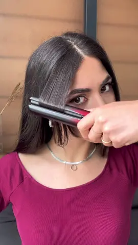 Curtain Bangs Hack ✅ #curtainbangs #hairhacks101 #howto #hairtok2022 