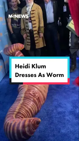Would you still love a supermodel if they were a worm? 🤪 #heidiklum #halloween #mustsharenews #tiktoksg #entertainmentnews