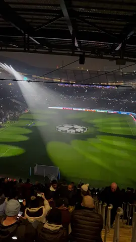 UCL lightshow at the Etihad 🤩 @JT #football #mancity #goviral #ucl 