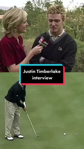 No surprise Justin is one of the many big names backing TMRW #justintimberlake #tmrw #golf #golfswing #interview #PGATOUR @Justin Timberlake 
