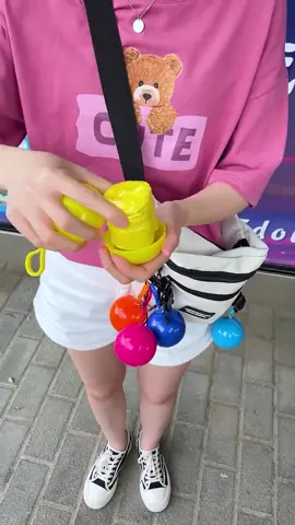 I thought they were the Poké Balls the first time I saw them 😂 #magicizone #raincoat #raincoatball #plasticraincoat #disposableraincoat #pokeball #coolgadget #cutestuff #goodthingrecommendation #goodthingstoshare #goodstuffshare #rainyday #rainydayhack
