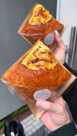 大阪駅で食べたブリュレミルフィーユ！焼きたてパイに濃厚カスタードがたっぷり詰まってる🍰 #大阪グルメ #grenier 