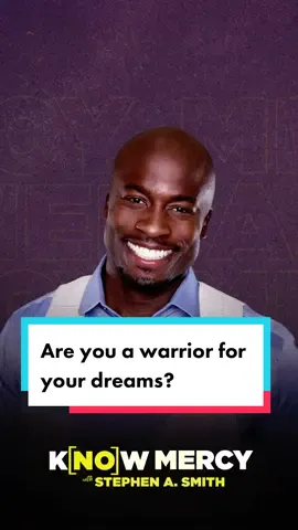 How far are you willing to go for your dreams, that is what @Akbar Gbajabiamila and I are talking about today on @knowmercypod! Listen and follow now, the link is in the bio!  #goals #workethic #dreamjob #career #pushingthrough #ninjawarrior #knowmercypod 