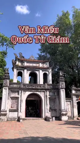 Văn Miếu Quốc Tử Giám #hanoi #muathuhanoi #langthanghanoi #viral 