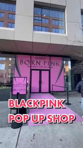calling all #blinks! the @bp_tiktok pop up shop is open in #toronto at @umusic 💗