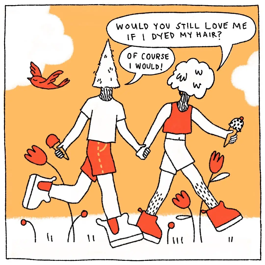 “Through the Seasons” ❤️ . . . #thesetreescomics #trees #comics #webcomic #seasons