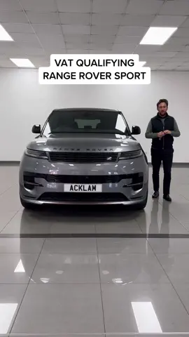 There may be a shortage of cars but not here at Acklam #NewRangeRoverSport available now and its VAT Qualifying 💯 #AcklamCarCentre 