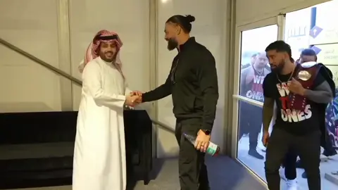 رومان رينز مع تركي آل الشيخ في العاصمة السعودية الرياض اليوم 🇸🇦 ‎‏#WWE #RomanReigns #Undertaker #JohnCena #TripleH #TheRock #BrockLesnar #SethRollins #SmackDown #RAW #NXT #Wrestling #Kuwait #SaudiArabia #KSA #Riyadh #Jeddah #الحب #رومان_رينز #اكسبلور #ترند #انستقرام #الكويت #السعودية #الزعيم #مصارعة #فيديو #صور #الرياض #راشد_الماجد #تركي_ال_الشيخ #كراون_جول #جدة #موسم_الرياض  