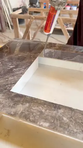 The stone, rock, plate and ceramic are bonded and decorated manually#Marble #corte45graus #porcelaincountertops #poliborda 