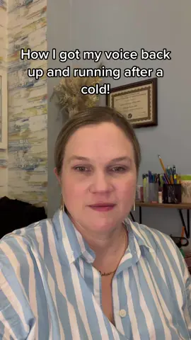 I had the nasty cold that we’ve all had. Here’s how I got my voice up and running after being sick. How did you take care of your voice with this cold? #voiceteacher #voicelessons #singinglessons #voiceteachersoftiktok #vocalhealth #vocalhealthtiktok #broadway 