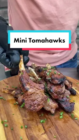 Mini Tomahawks de Cordero 🐑 #regioparrillero #tomahawks #llegonochebuena #empiezalatemporada 