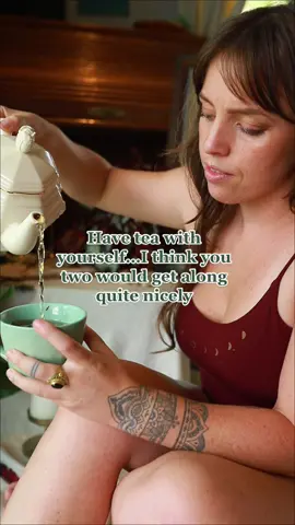 When women remember that their value is more than the sum of everything they do for others, and begin to treat themselves with the same care….beautiful things happen 🤍 #teawithme #herbaltea #divinefemale #womanhoodispowerful #mooncycletea