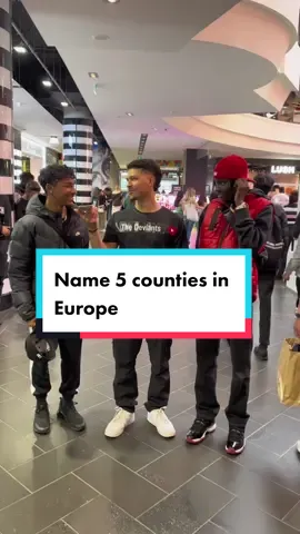 Name 5 countries in Europe ⬇️ #fypシ #namecountries #europe #publicinterview #uk