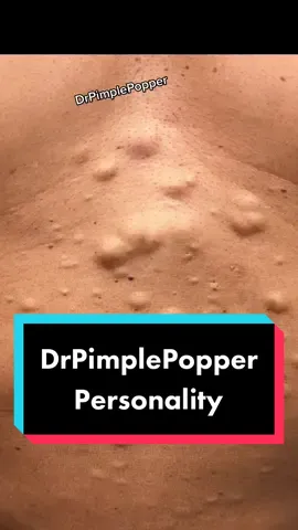 Cult of Pimple Popper Personality #drpimplepopper #SLMDskincare #popaholicsunite 
