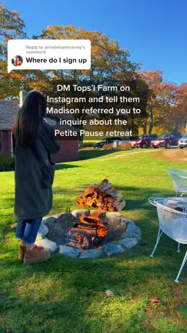 Replying to @anneleisemcevoy  How to sign up for the retreat ✨ #topslfarm #petitepause #retreat #womensretreat #relax #SelfCare #selfgrowth #selflove #maine 