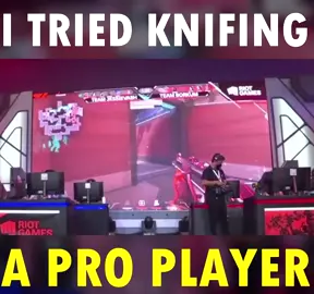 I tried knifing a PRO... #RazzieBinx #valorantclips