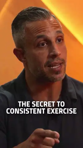 The SECRET to consistent exercise. 💪 Watch the FULL episode with Sal Di Stefano here! LewisHowes.com/1341 #Fitness #exercise #gym #workout 