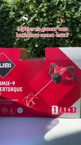💥SORTEO A NIVEL NACIONAL!💥Rubimix-9 Supertorque. Instrucciones para participar en el sorteo: 1. Dale me gusta a este vídeo. 2. Dirígete a mi perfil y metete en el enlace que verás en la biografía y  rellénalo con tus datos. Tenéis hasta el domingo día 13. Mucha suerte. En colaboración con @rubi_tools  #sorteo #construccion #albañil #mezclador #reformas #pintura 