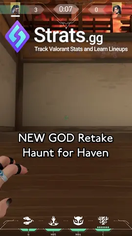 NEW GOD Fade Retake Haunt on Haven! #Valorant #valorantfade #fadelineups #fademain #valorantlineups #fyp 