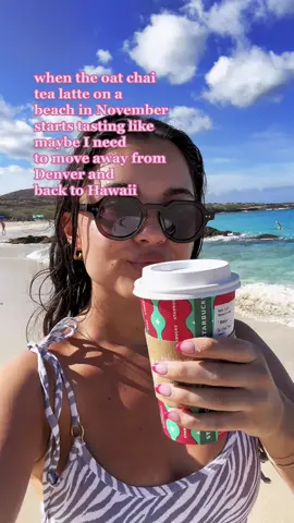One like and I’ll do it ✔️ #denver #bigisland #travel #denvertohawaii #travelinfluencer #hawaiitiktok #akila #dippindaisys #starbucks #starbucksholidaydrinks #starbucksholidaycup 