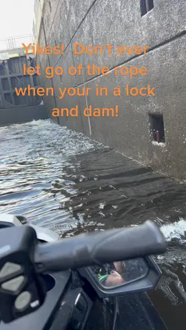 #Lock #Dam #Hold #Rope #tight #dangerous #caution #float #waverunner #jetski #florida #harrischain #mtdora #alligator #container #cage #yikes #help #funinsun #cool #awesome #unique #boating #discover #roam #explore