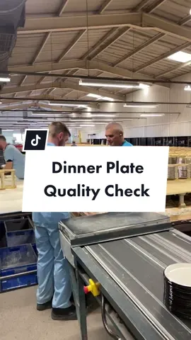Can your plateware pass this test? #dinnerplate #todayilearned #plates #factorywork #behindthescenes 