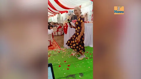 Cụ bà cao tuổi NHẢY MÚA góp vui đám cưới khiến dân mạng cười bò