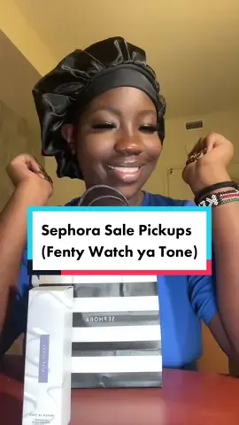Fenty Watch ya tone also ordered the Sephora pressed powder #watchyatone #fentyskin #fentybeauty #sephorasale 