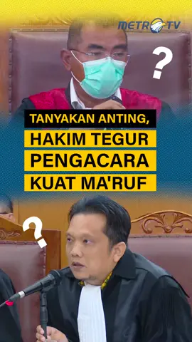Hakim tegur pengacara Kuat Ma'ruf tanya soal yang tidak ada kaitannya dengan perkara. #sidangferdysambo 