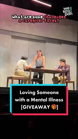 [GIVEAWAY ALERT 🎁] It’s about time we give more attention to caregivers of those with mental illnesses. #singapore #sgnews #MentalHealth #theatre #wekaypoh 