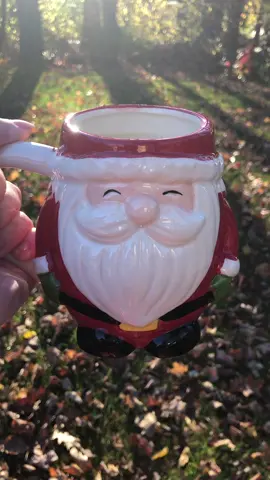 Good morning #goodmorning #coffeetiktok #coffeeontiktok #homegoodsfinds #santamug #coffeemug #trendingsong #novemeber #santa 