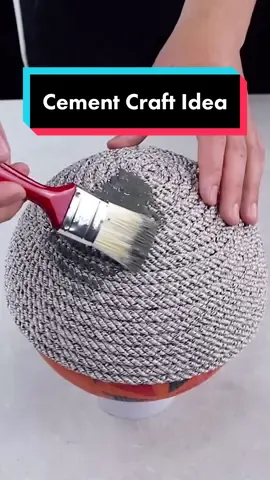 Unique cement craft idea! 🤩 #craft #cement #idea #LearnOnTikTok #fyp 