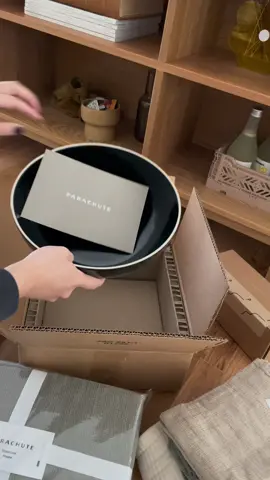 Are you ready for the @Parachute Home sale?? #unboxing #parachutehome 